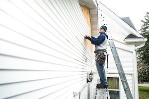 Siding installation